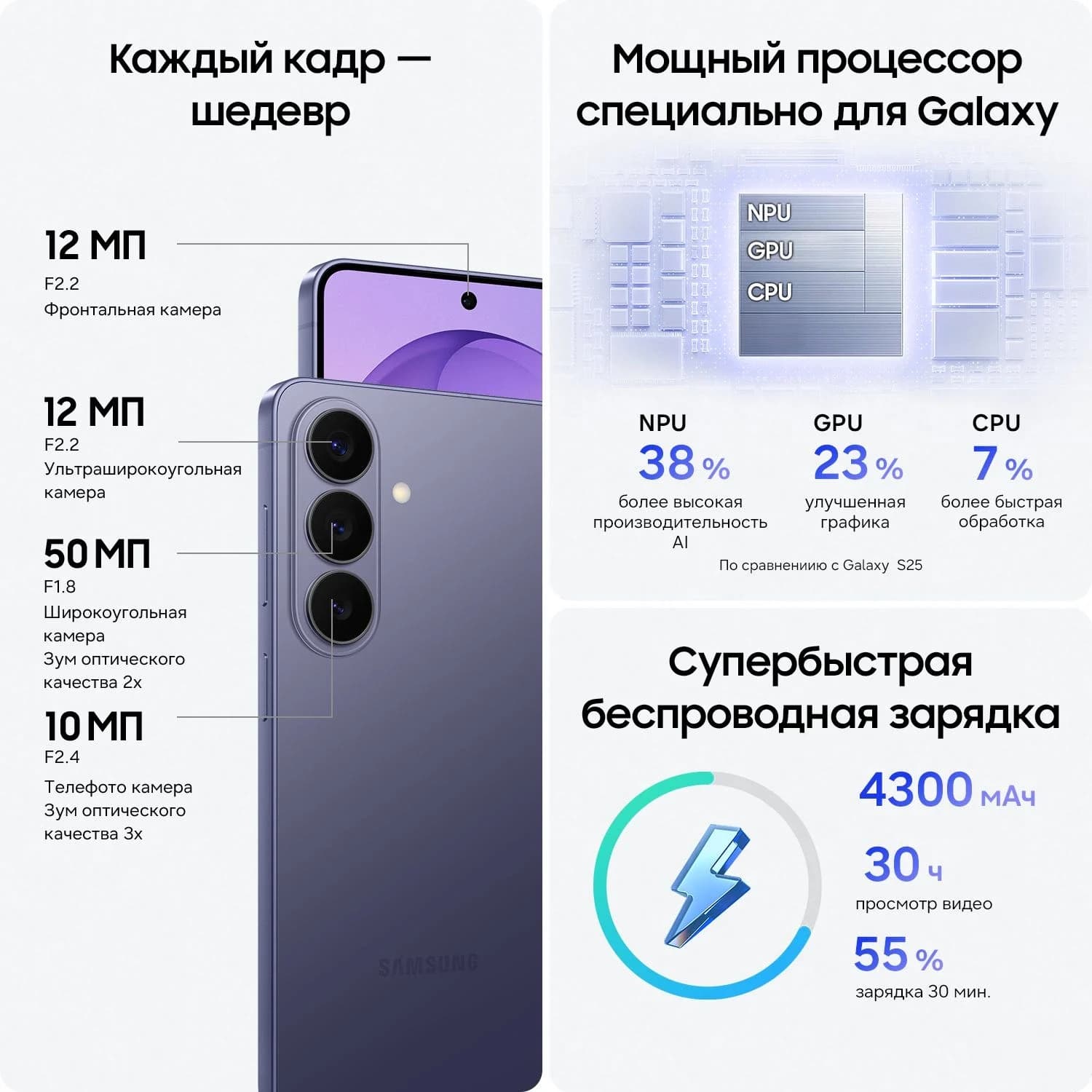 Samsung Galaxy S26 Sim, 12/512, чёрный