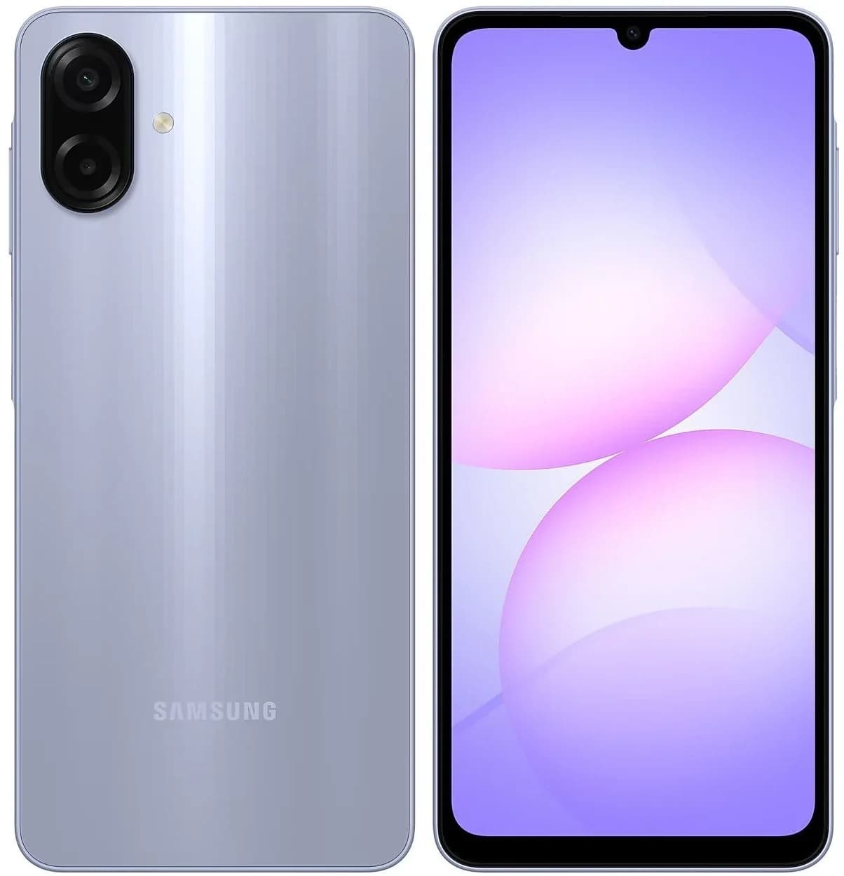 Samsung Galaxy A07 2 × nano SIM, 128 Гб, фиолетовый