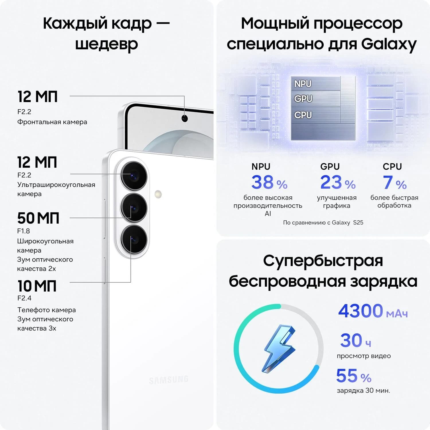 Samsung Galaxy S26 Sim, 12/512, чёрный